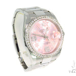 Rolex Date Just Floral Pink Steel 116200 44758 - Image 4