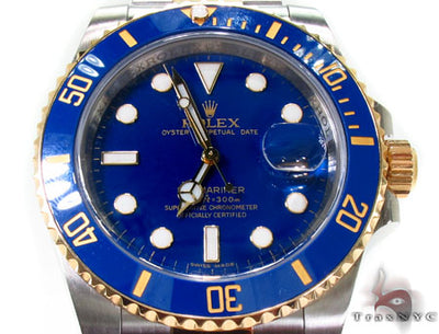 Rolex Submariner Gold and Steel 116613 blu 28691 - Image 1