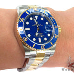 Rolex Submariner Gold and Steel 116613 blu 28691 - Image 12