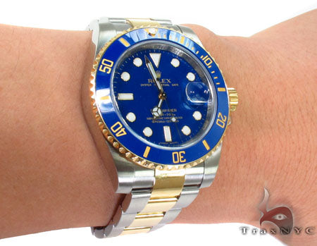 Rolex Submariner Gold and Steel 116613 blu 28691 - Image 12