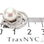 Rose Diamond Pearl Necklace 44602 - Image 7