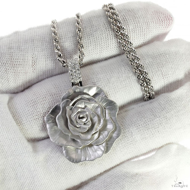 Rose Flower Necklace 70062 - Image 7