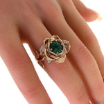Rose Garden Emerald Ring 69765 - Image 7