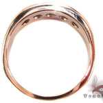 14K Rose Gold Black Diamond Band 28402 - Image 5