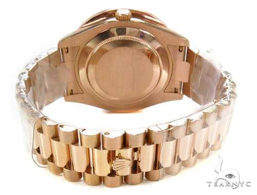 Rose Gold Day-Date Presidential Diamond Rolex Watch 36728 - Image 9