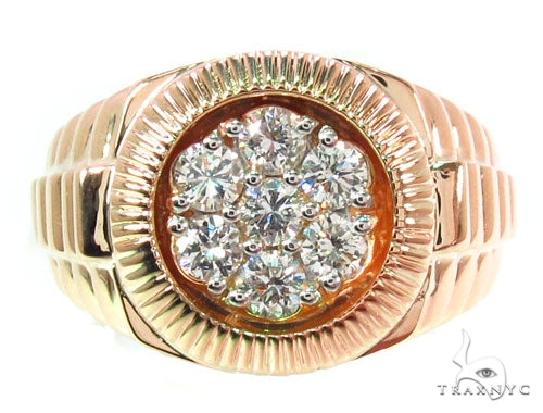 Rose Gold Timepiece Solitaire Band 36689 - Image 2