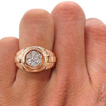 Rose Gold Timepiece Solitaire Band 36689 - Image 7