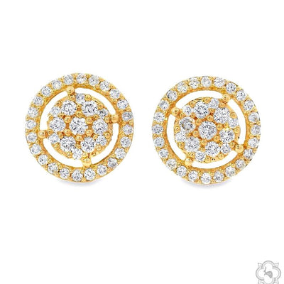 Round  Diamond  Earrings 70311 - Image 1