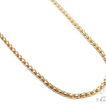 14k Yellow Gold Hollow Round Box Chain 24 Inches 3mm   40910 - Image 1