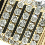 Round Cut Channel Diamond Large Ring 26534 - Image 3