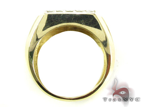 Round Cut Channel Diamond Large Ring 26534 - Image 5