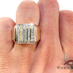 Round Cut Channel Diamond Large Ring 26534 - Image 7