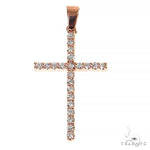 Round Cut Cross Crucifix 67416 - Image 1