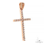 Round Cut Cross Crucifix 67416 - Image 2