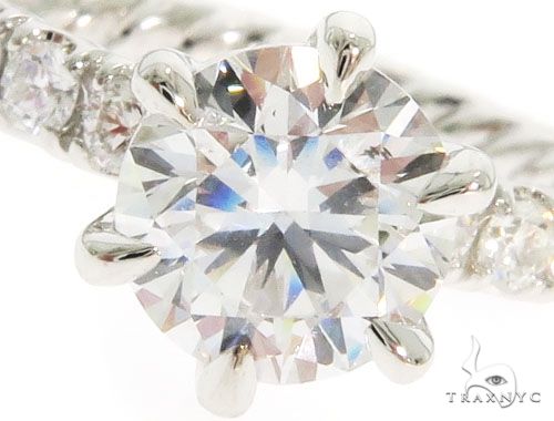 Round Cut Engagement Ring 61467 - Image 3