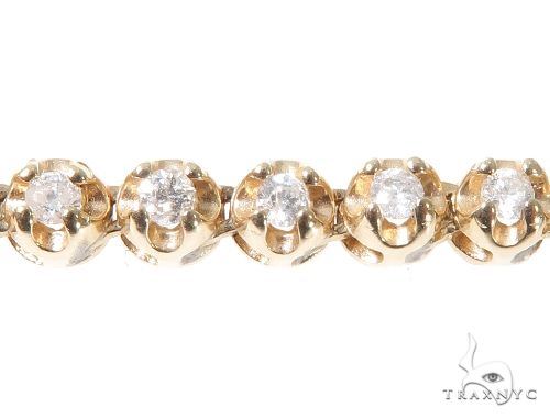 Round Cut Prong Diamond Chain 22 Inches 4mm   64001 - Image 4