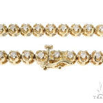 Round Cut Prong Diamond Chain 22 Inches 4mm   64001 - Image 6