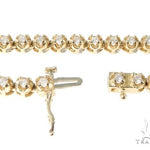 Round Cut Prong Diamond Chain 22 Inches 4mm   64001 - Image 7