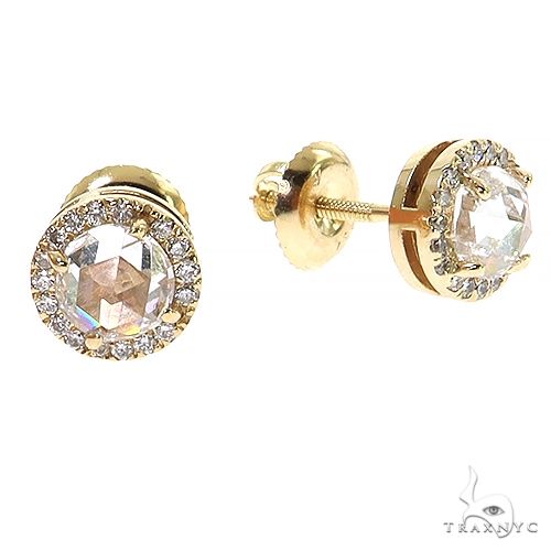 Round Diamond Earrings 68645 - Image 2