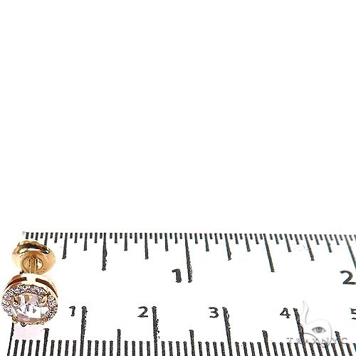 Round Diamond Earrings 68645 - Image 4