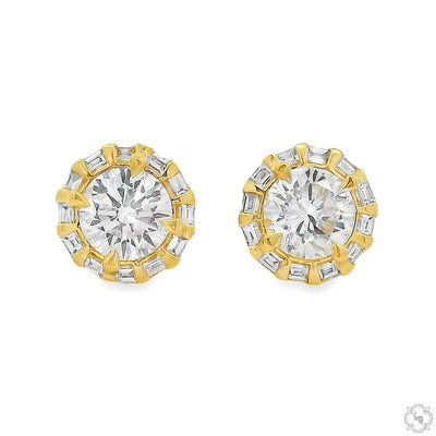 Round Diamond Studs 70760 - Image 1