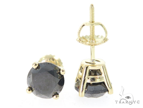 Royal Black Diamond Earrings 5 49420 - Image 4