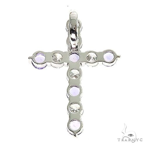 Royal Purple Sapphire Diamond Cross 67006 - Image 4