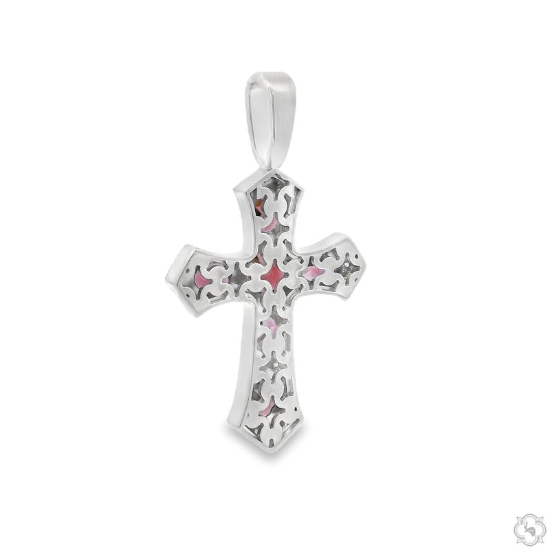 Royal Flame Cross .925 Silver 70532 - Image 5