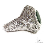 Royal Garden Oval Emerald Ring 69669 - Image 3