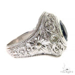 Royal Garden Oval Sapphire Ring 69670 - Image 3