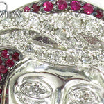 Ruby Jesus Silver Chain 31713 - Image 4