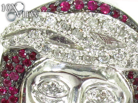 Ruby Jesus Silver Chain 31713 - Image 4