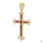 Ruby Majesty Cross Pendant 70744 - Image 4