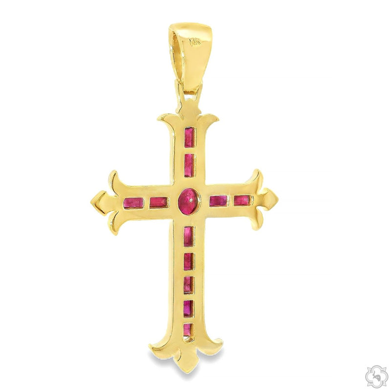Ruby Majesty Cross Pendant 70744 - Image 5
