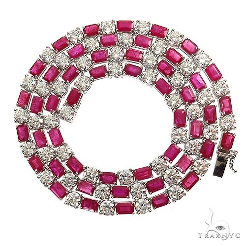 Ruby Royale Elegance Tennis Chain 69501 - Image 3