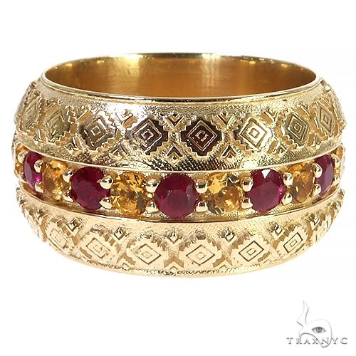 Ruby and Citrine Ring 68022 - Image 1