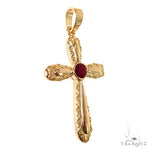 Sacred Scarlet Ruby Cross Pedant 69604 - Image 2