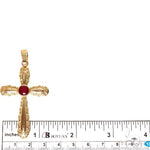 Sacred Scarlet Ruby Cross Pedant 69604 - Image 5