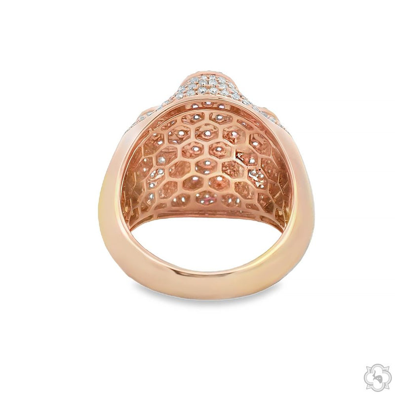 Sapphire Cross Diamond Ring 70419 - Image 5