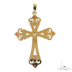 Red Sapphire Celestial Cross Pendant 68855 - Image 4