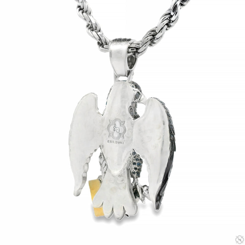 Sapphire Hawk Pendant 70805 - Image 6