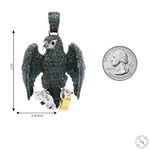 Sapphire Hawk Pendant 70805 - Image 7