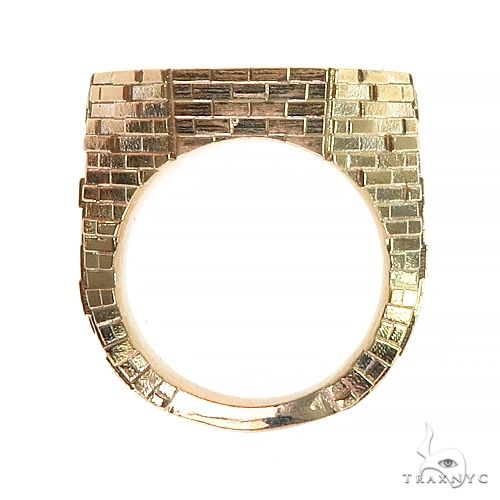 Sapphire Diamond Brick Hexagon Ring 66799 - Image 5