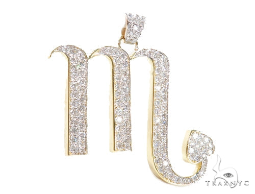 Scorpio Sign Diamond Pendant 42905 - Image 3