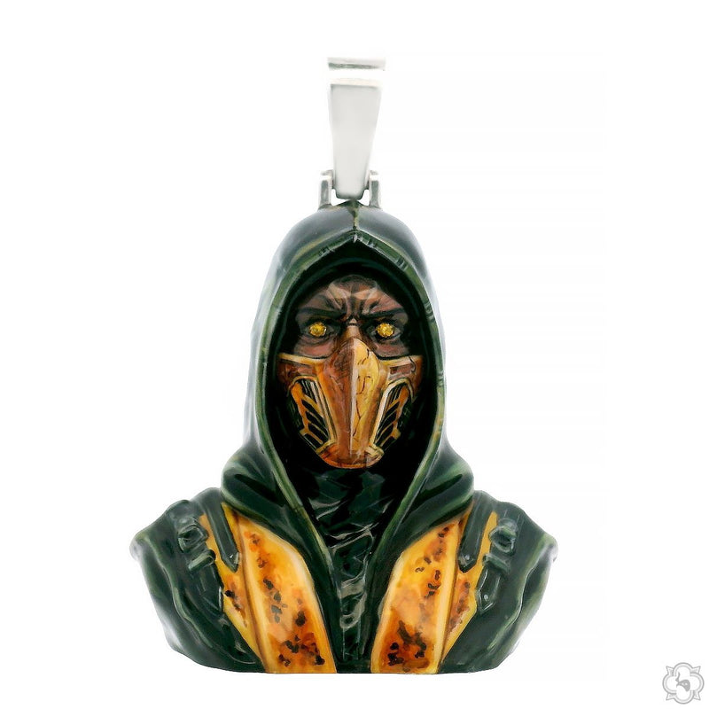 Glow In The Dark Scorpion Mask Pendant 70711 - Image 1