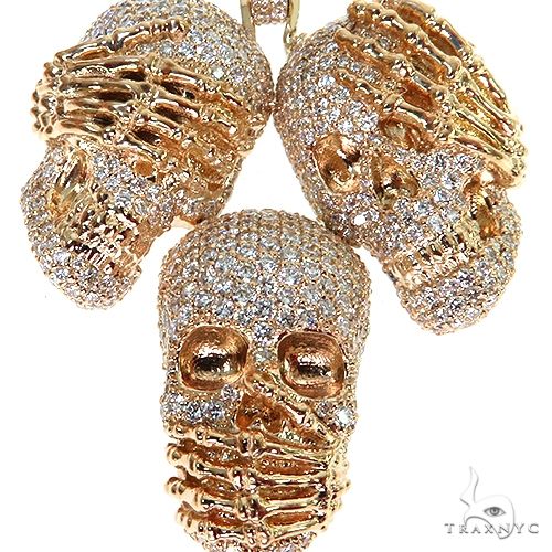 See No Evil, Hear No Evil, Speak No Evil Diamond Pendant 67726 - Image 4