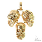See No Evil, Hear No Evil, Speak No Evil Skull Pendant 67761 - Image 1