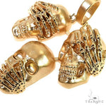 See No Evil, Hear No Evil, Speak No Evil Skull Pendant 67761 - Image 3