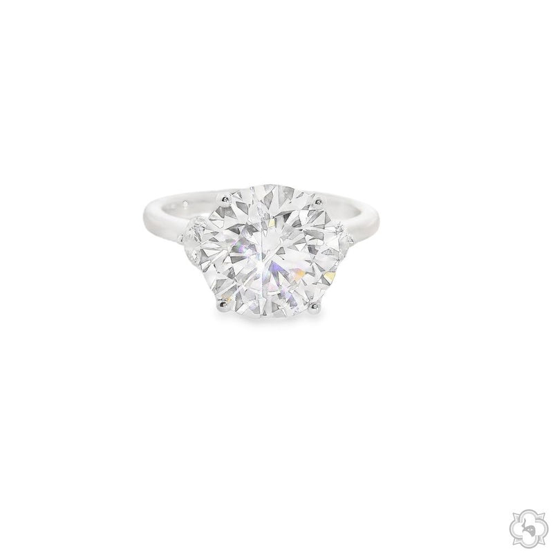 Serene 4ct Round Engagement Ring 70592 - Image 1
