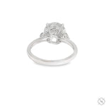 Serene 4ct Round Engagement Ring 70592 - Image 4